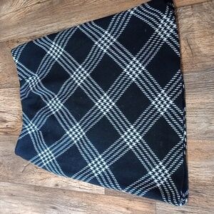 Tribeca Size 10 Tartan Tweed Wool Blend Lined Skirt